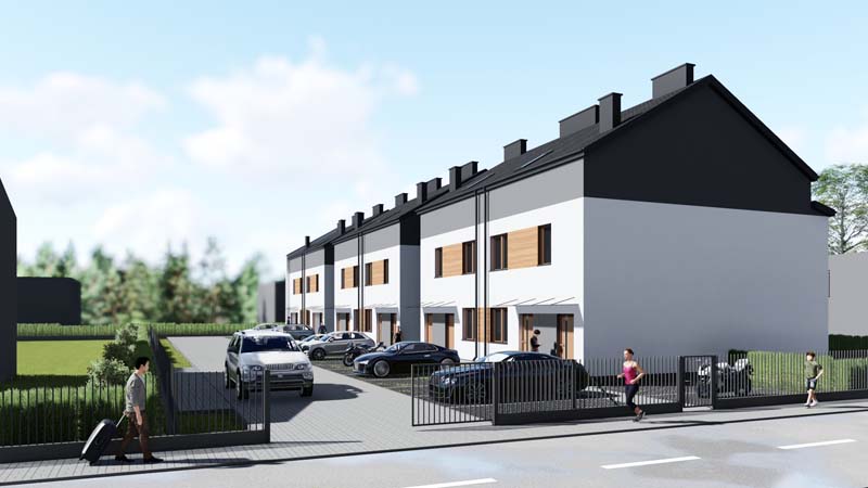 Wołomin ul. Gdyńska Zielony Wołomin